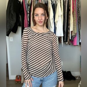 i.e. Y2K Mesh Long Sleeve Top
